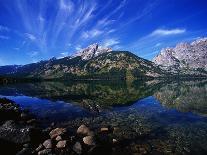 Jenny Lake Reflecting Teton Range-Gunter Marx-Framed Stretched Canvas