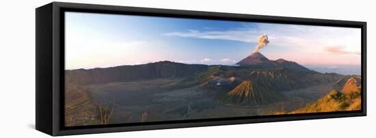 Gunung Bromo Crater from Mt, Penanjakan, Bromo Tengger Semeru Np, Java, Indonesia-Michele Falzone-Framed Stretched Canvas