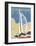 Gunwharf Quays (V2) - Dave Thompson Contemporary Travel Print-Dave Thompson-Framed Art Print