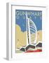 Gunwharf Quays (V2) - Dave Thompson Contemporary Travel Print-Dave Thompson-Framed Art Print