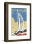 Gunwharf Quays (V2) - Dave Thompson Contemporary Travel Print-Dave Thompson-Framed Giclee Print