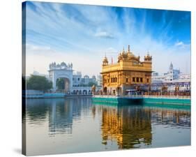Gurdwara Temple Amritsar-India-null-Stretched Canvas