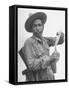 Gurkha Demonstrating the Use of Knives-Jack Birns-Framed Stretched Canvas