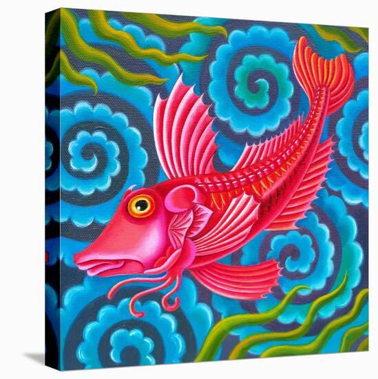 Gurnard fish-Jane Tattersfield-Stretched Canvas