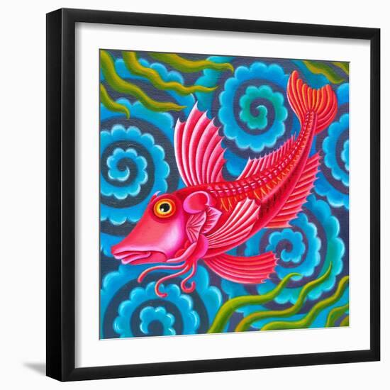 Gurnard fish-Jane Tattersfield-Framed Giclee Print