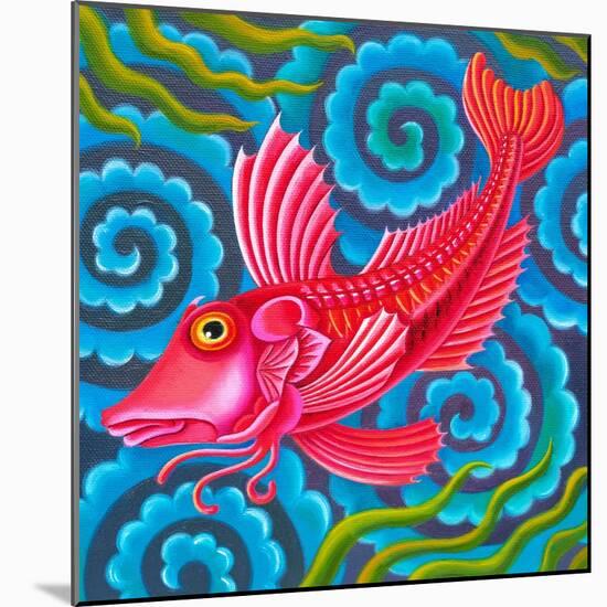 Gurnard fish-Jane Tattersfield-Mounted Giclee Print