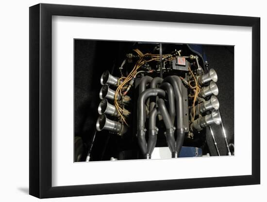 Gurney Eagle racing car 1966-Simon Clay-Framed Photographic Print