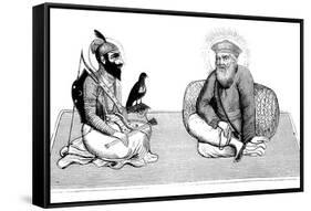 Guru Nanek Dev, Founder of the Sikh Religion-null-Framed Stretched Canvas