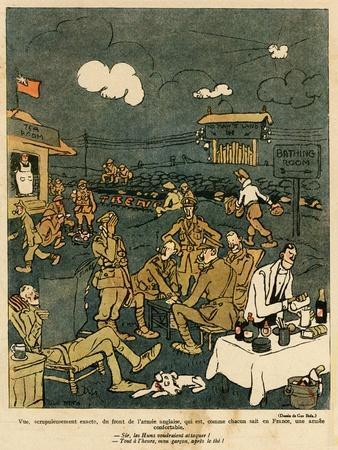 WW1 Cartoon, Luxury 1917