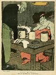WW1 Cartoon, Pay the Bill-Gus Bofa-Framed Art Print