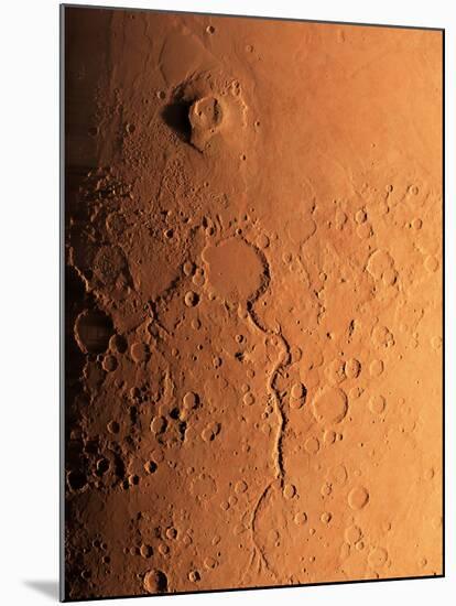 Gusev Crater And River, Mars-Detlev Van Ravenswaay-Mounted Photographic Print