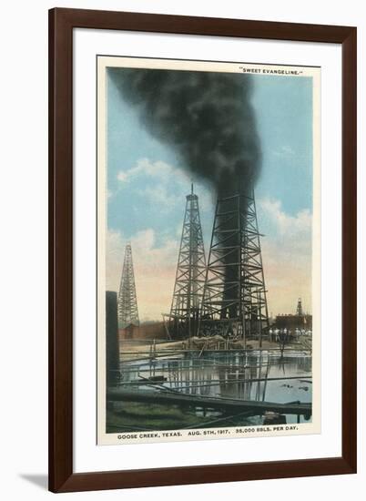 Gusher at Goose Creek-null-Framed Art Print