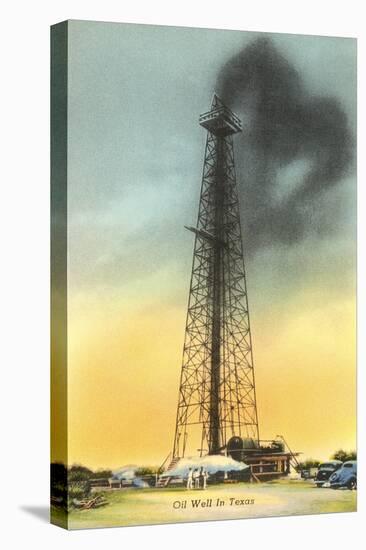 Gusher in Texas Oil Well-null-Stretched Canvas