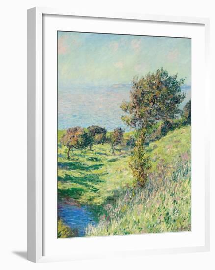 Gust of Wind, 1881 (oil on canvas)-Claude Monet-Framed Giclee Print