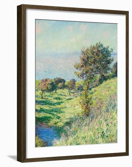 Gust of Wind, 1881 (oil on canvas)-Claude Monet-Framed Giclee Print