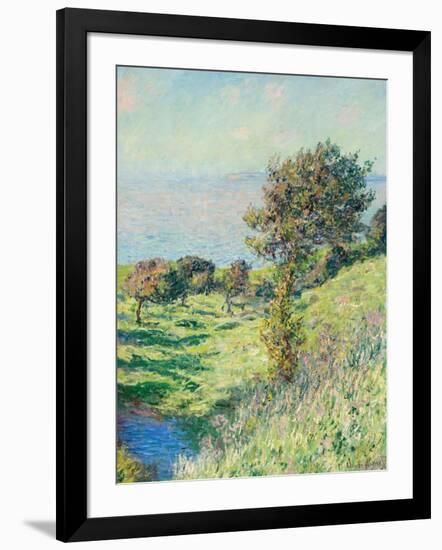 Gust of Wind, 1881 (oil on canvas)-Claude Monet-Framed Giclee Print