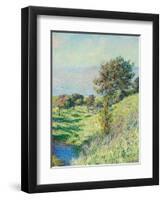 Gust of Wind, 1881 (oil on canvas)-Claude Monet-Framed Giclee Print