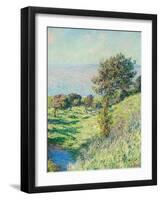 Gust of Wind, 1881 (oil on canvas)-Claude Monet-Framed Giclee Print