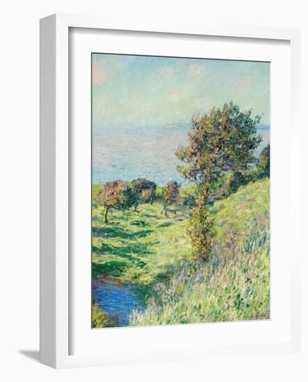 Gust of Wind, 1881 (oil on canvas)-Claude Monet-Framed Giclee Print