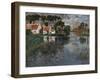 Gust of wind by Fritz Thaulow-Fritz Thaulow-Framed Giclee Print