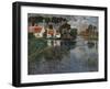 Gust of wind by Fritz Thaulow-Fritz Thaulow-Framed Giclee Print