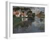 Gust of wind by Fritz Thaulow-Fritz Thaulow-Framed Giclee Print