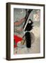 Gust of Wind, One Hundred Aspects of the Moon-Yoshitoshi Tsukioka-Framed Giclee Print