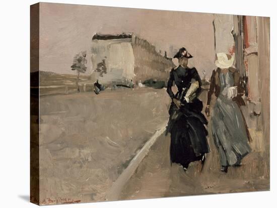 Gust of Wind-George Hendrik Breitner-Stretched Canvas