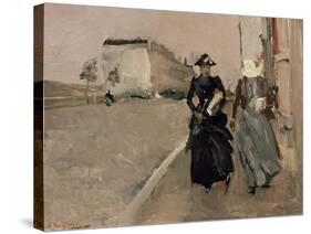 Gust of Wind-George Hendrik Breitner-Stretched Canvas