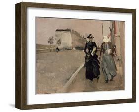 Gust of Wind-George Hendrik Breitner-Framed Giclee Print