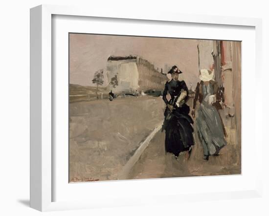 Gust of Wind-George Hendrik Breitner-Framed Giclee Print