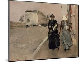 Gust of Wind-George Hendrik Breitner-Mounted Giclee Print