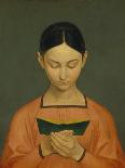 Reading Girl, C. 1828-Gustav Adolph Hennig-Giclee Print