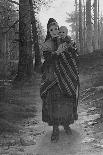 Mother and Child on a Wooded Path-Gustav Adolph Spangenberg-Laminated Giclee Print