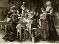 The Boyhood of Martin Luther, Illustration from 'Hutchinson's Story of the British Nation', C.1923-Gustav Adolph Spangenberg-Premium Giclee Print