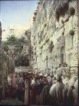 Streetscene in Jerusalem; Strassenscene in Jerusalem-Gustav Bauernfeind-Giclee Print