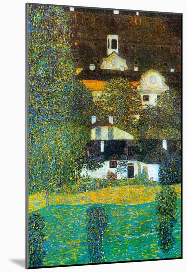 Gustav Klimt Castle Chamber at Attersee II Art Print Poster-null-Mounted Poster