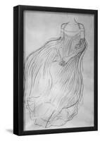 Gustav Klimt Costume Study Art Print Poster-null-Framed Poster