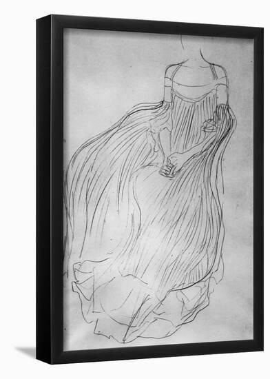 Gustav Klimt Costume Study Art Print Poster-null-Framed Poster