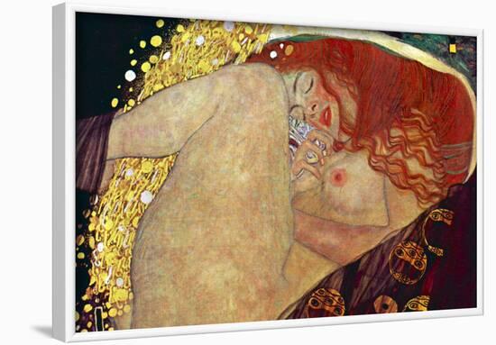 Gustav Klimt (Danae) Art Poster Print-null-Framed Poster