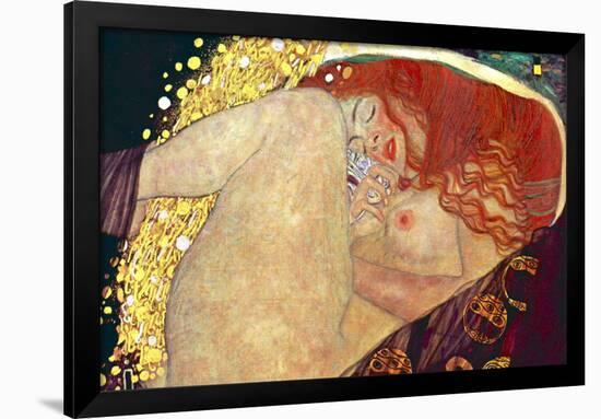 Gustav Klimt (Danae)-Gustav Klimt-Framed Art Print