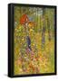 Gustav Klimt Farmers Garden with Crucifix Art Print Poster-null-Framed Poster