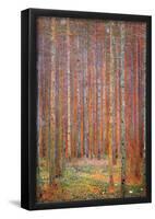Gustav Klimt Fir Forest I Art Print Poster-null-Framed Poster
