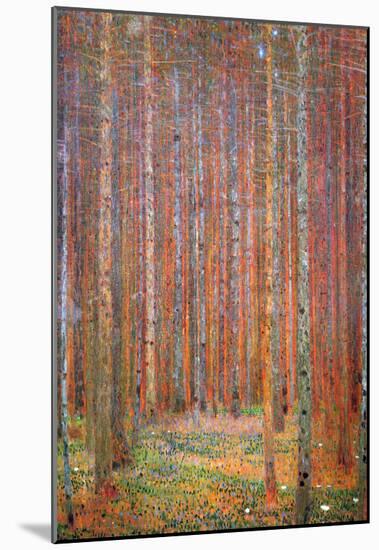 Gustav Klimt Fir Forest I Art Print Poster-null-Mounted Poster