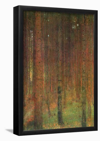 Gustav Klimt Fir Forest II Art Print Poster-null-Framed Poster