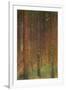 Gustav Klimt Fir Forest II-null-Framed Art Print
