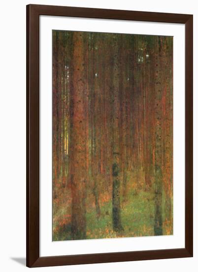 Gustav Klimt Fir Forest II-null-Framed Art Print