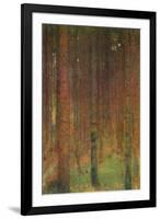 Gustav Klimt Fir Forest II-null-Framed Art Print