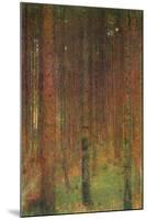 Gustav Klimt Fir Forest II-null-Mounted Art Print