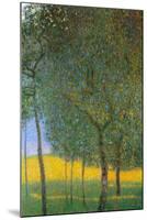 Gustav Klimt Fruit Trees-Gustav Klimt-Mounted Art Print